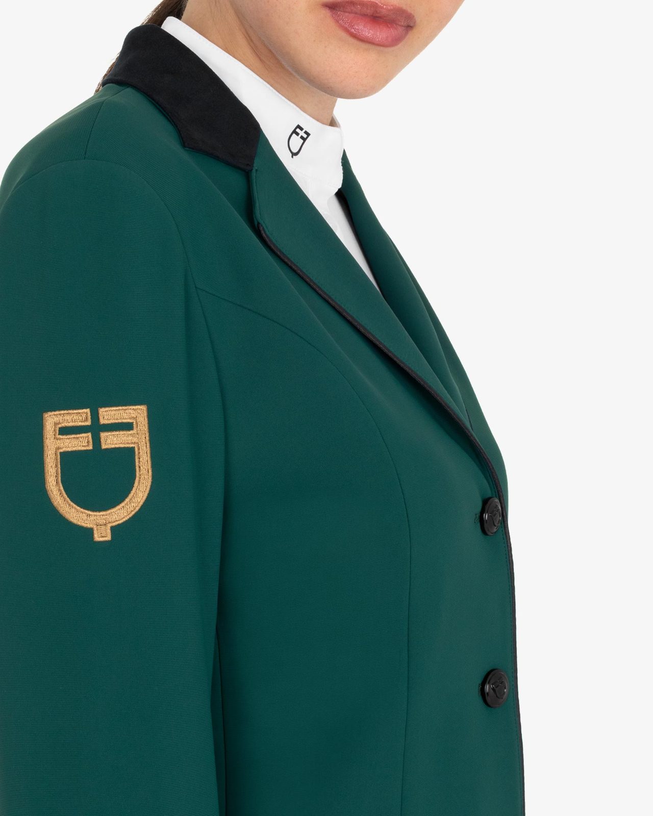 Women's three-button competition jacket Equestro X FISE centenary