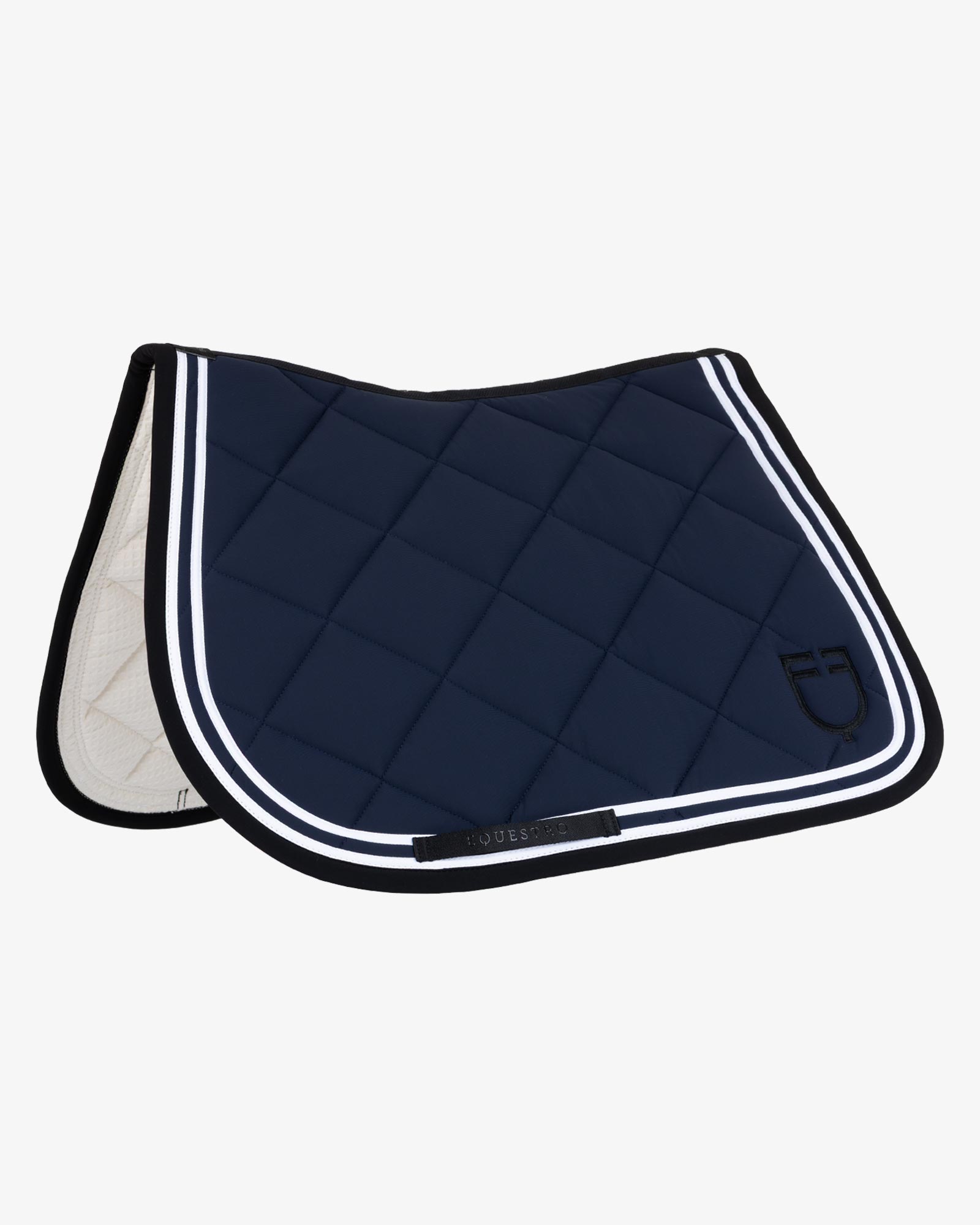 Double Stripes jumping saddle pad in technical fabric