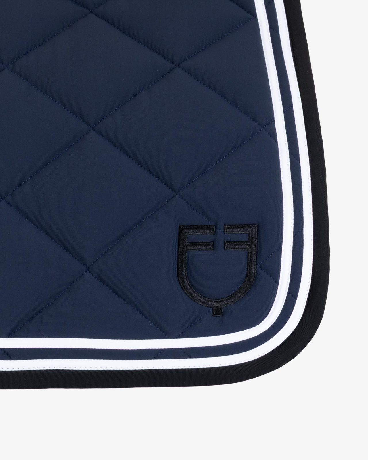 Double Stripes jumping saddle pad in technical fabric