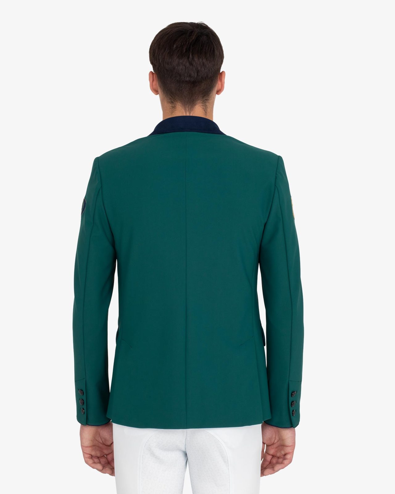 Men's three-button competition jacket Equestro X FISE centenary