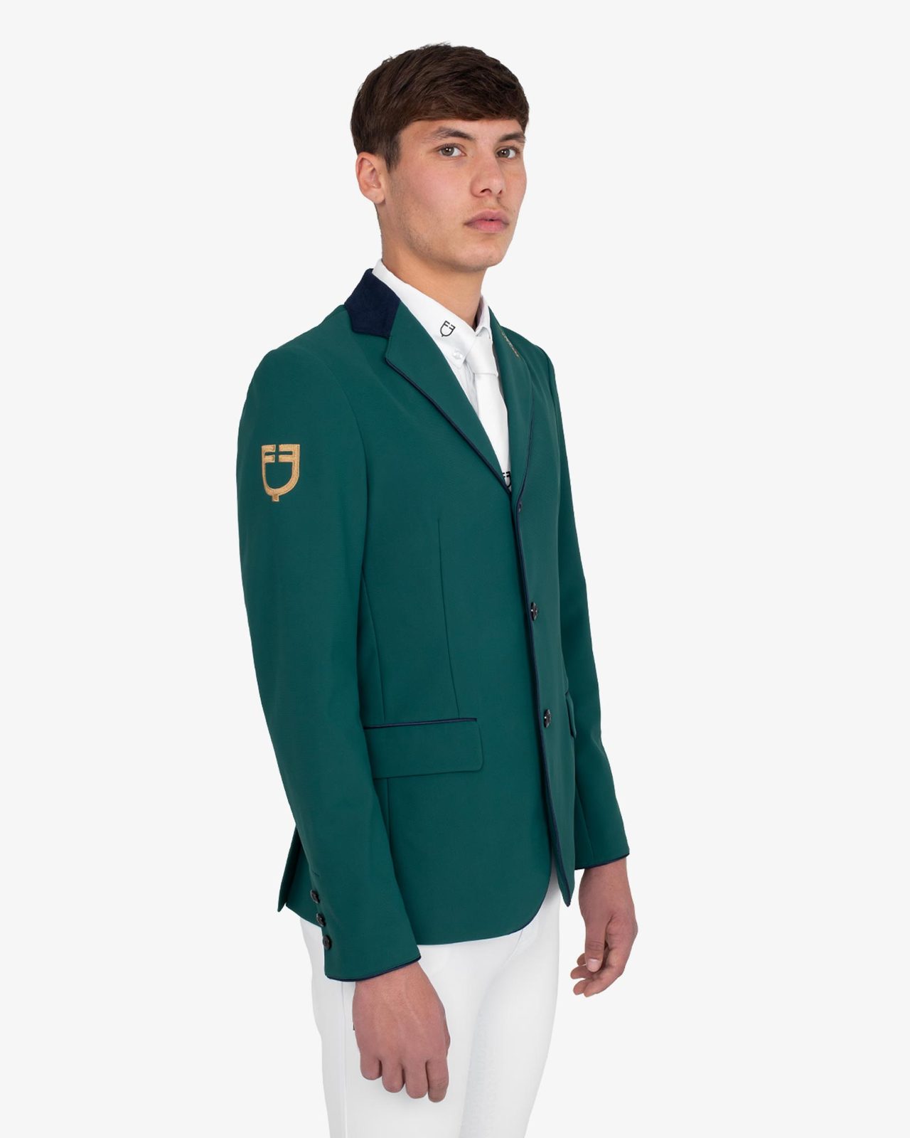 Men's three-button competition jacket Equestro X FISE centenary