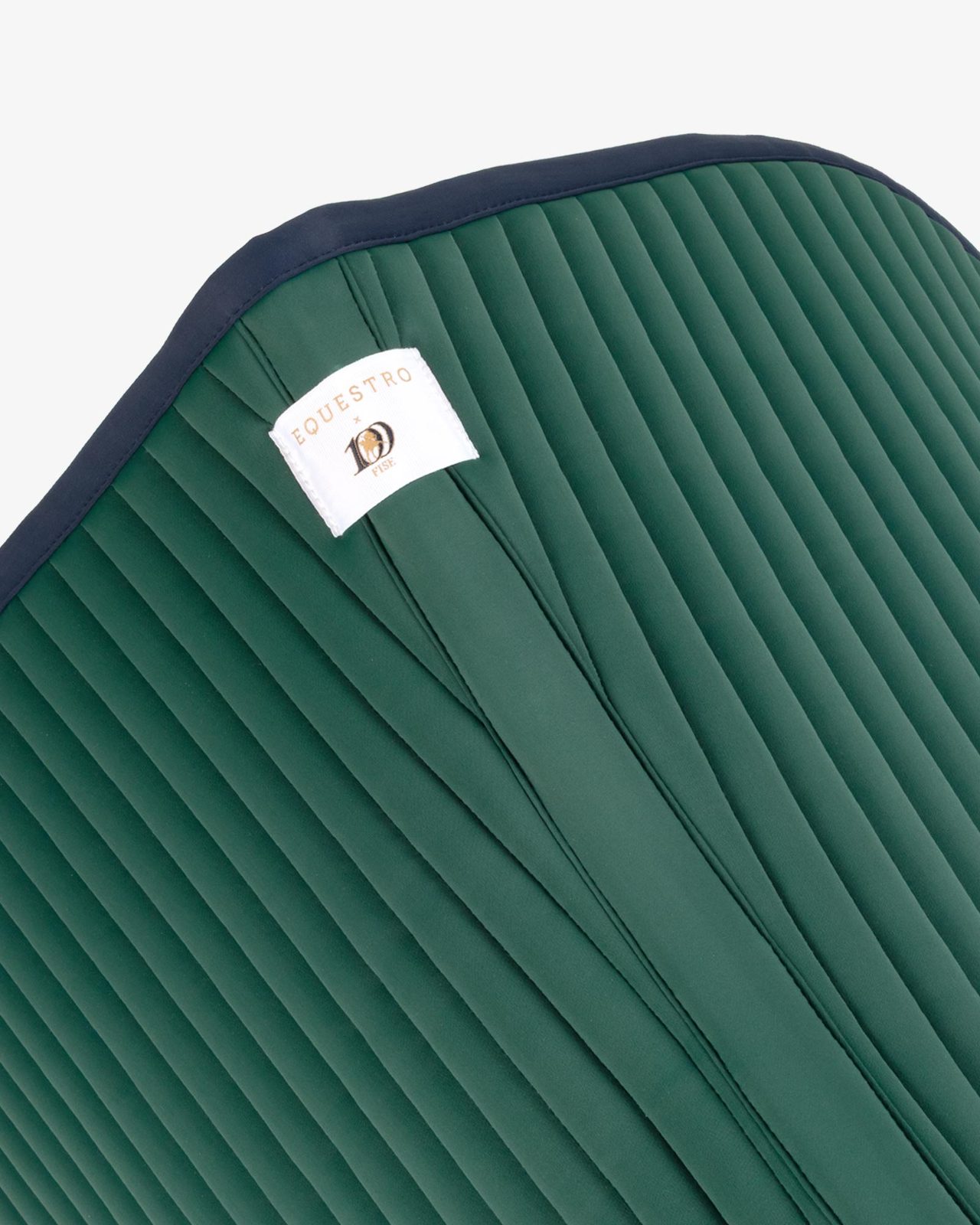 Jumping saddle pad with embroidered logo Equestro X FISE centenary