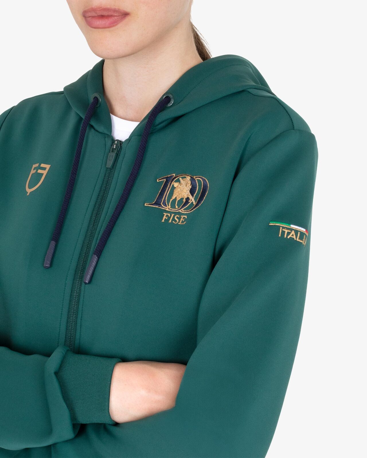 Women's hoodie Equestro X FISE centenary
