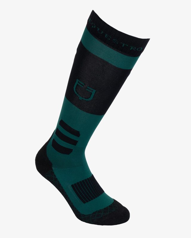 Sock in technical and breathable fabric with logo