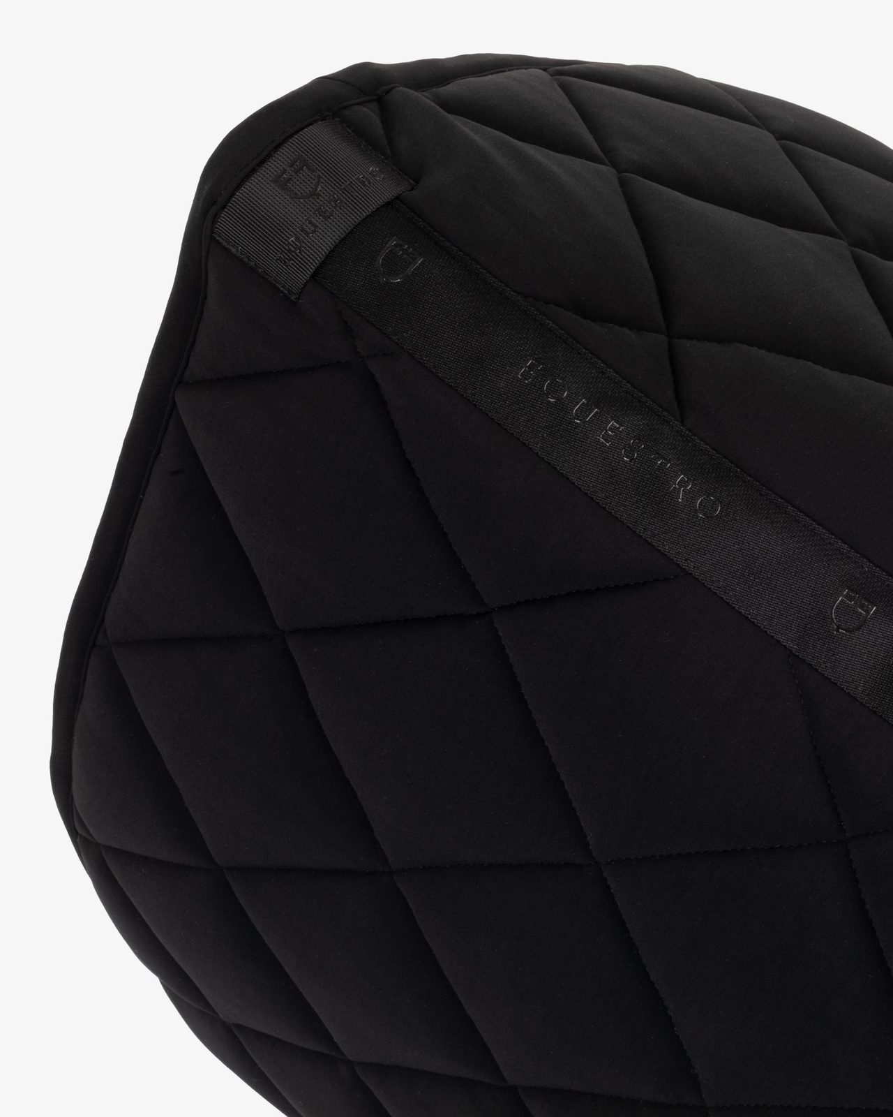 Dressage saddle pad with rhinestone logo