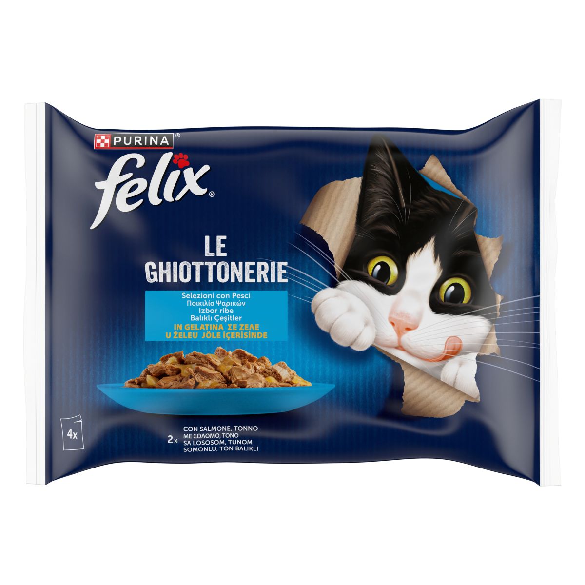 FELIX® Ghiottonerie Selezioni con pesci - (Salmone/Tonno)