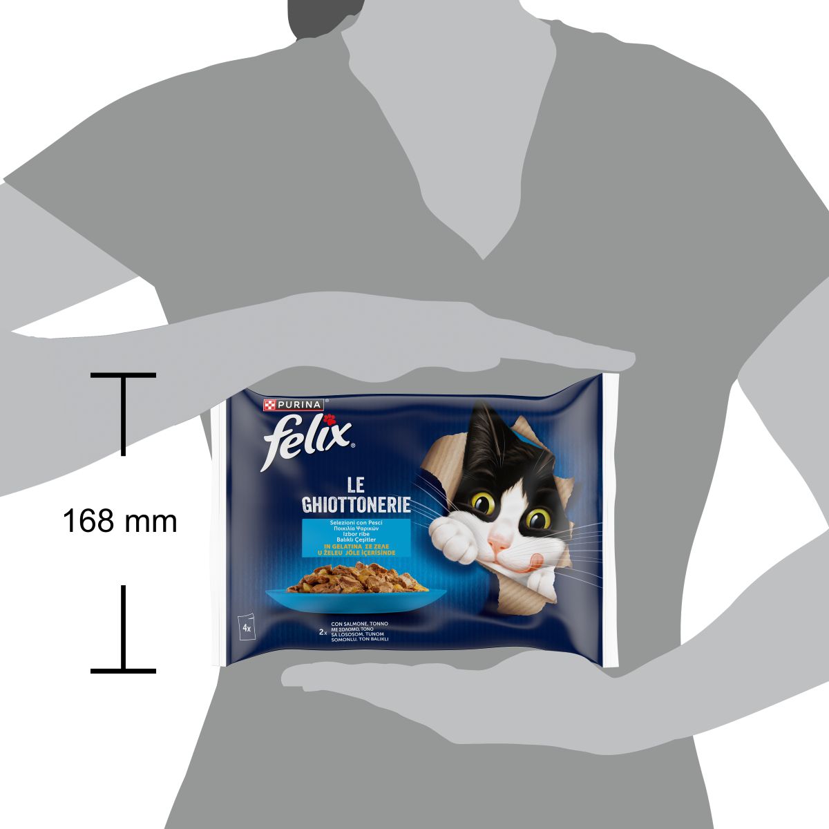 FELIX® Ghiottonerie Selezioni con pesci - (Salmone/Tonno)