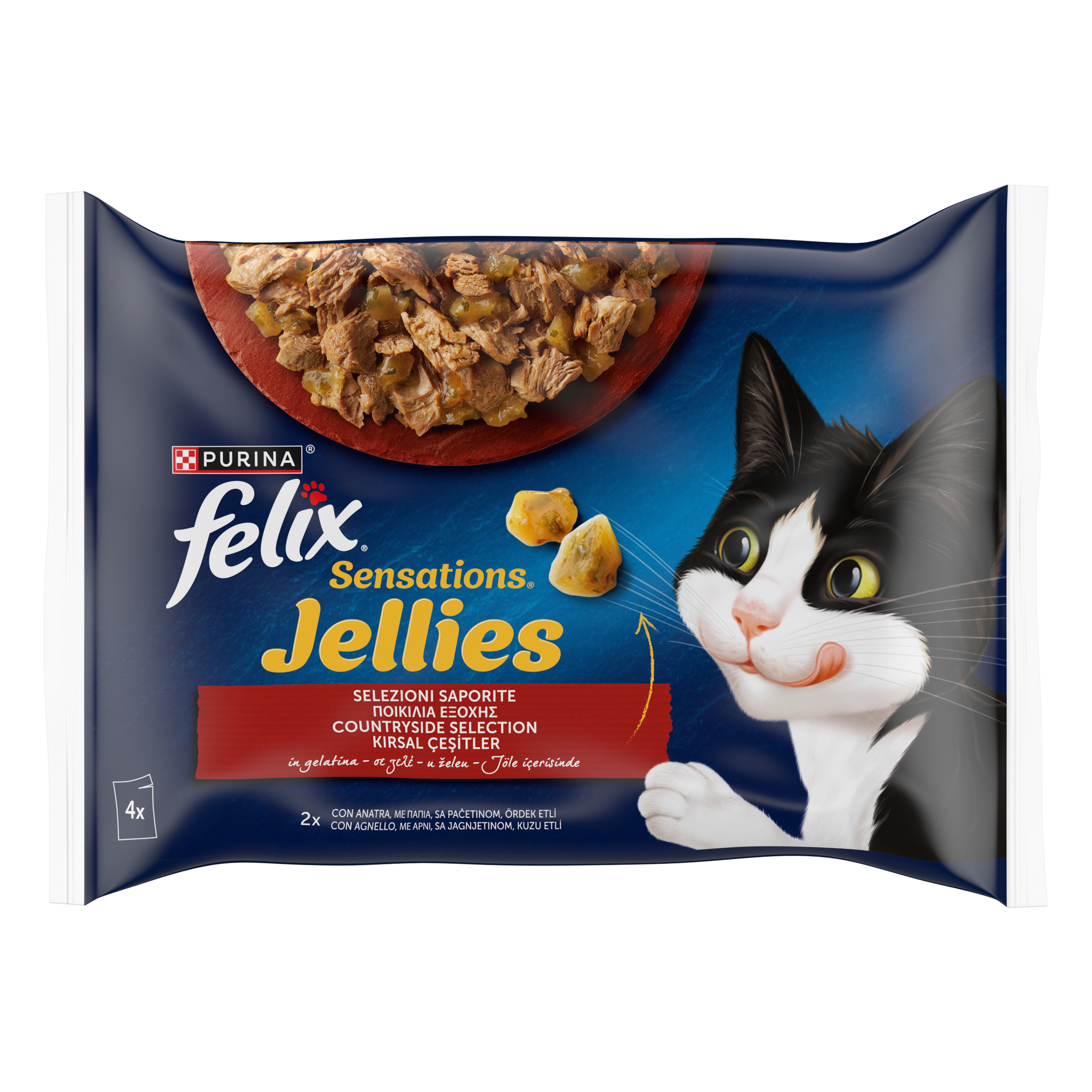 FELIX® Sensations Jellies Selezioni Saporite - (Anatra/Agnello)
