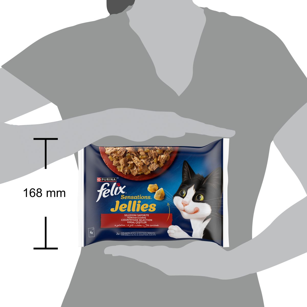 FELIX® Sensations Jellies Selezioni Saporite - (Anatra/Agnello)
