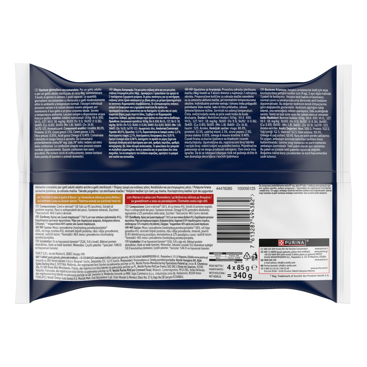 FELIX® Sensations Sauces Selezioni Saporite (Tacchino&bacon/manzo&pomodoro)