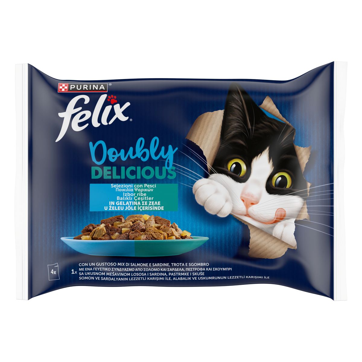 FELIX® Doubly Delicious Selezioni con Pesci - (Salmone&Sardine/trota&Sgombro)