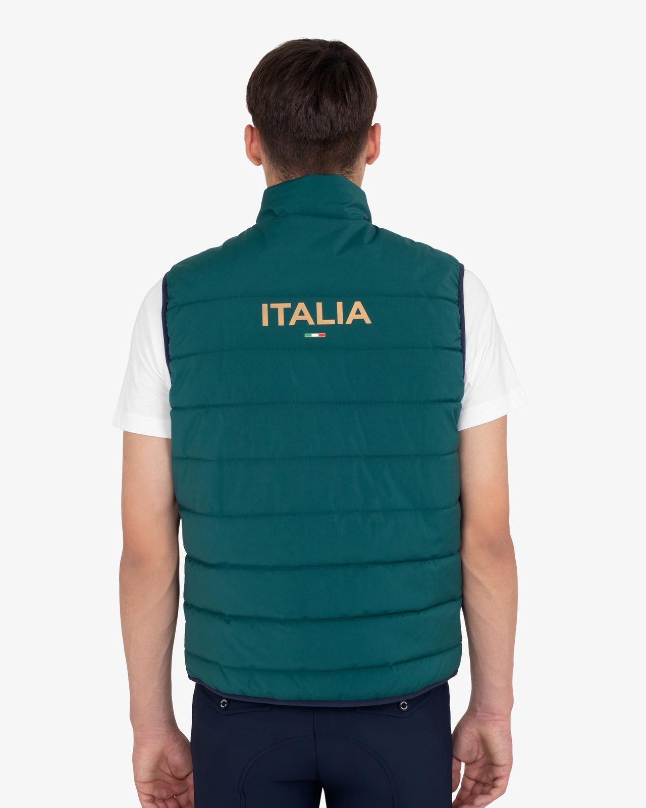 Men's slim fit vest Equestro X FISE 100