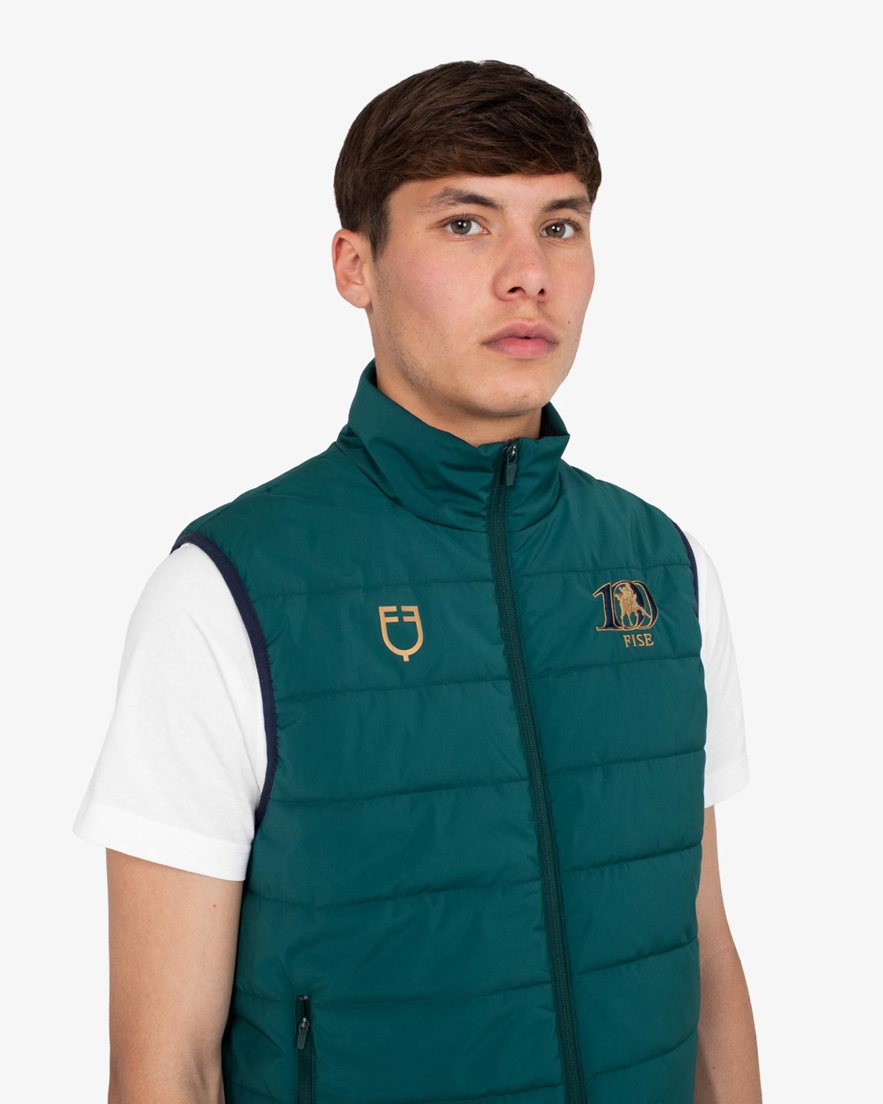 Men's slim fit vest Equestro X FISE 100
