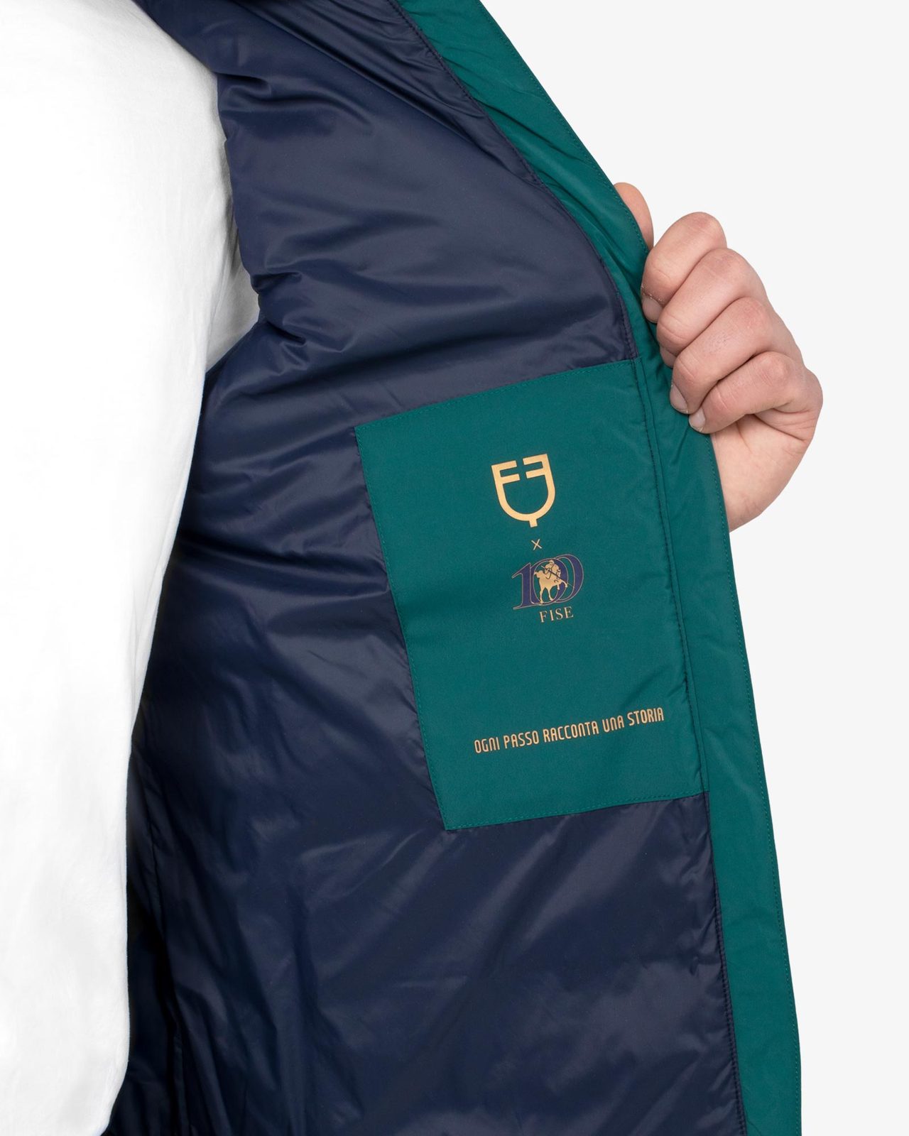 Men's slim fit vest Equestro X FISE 100