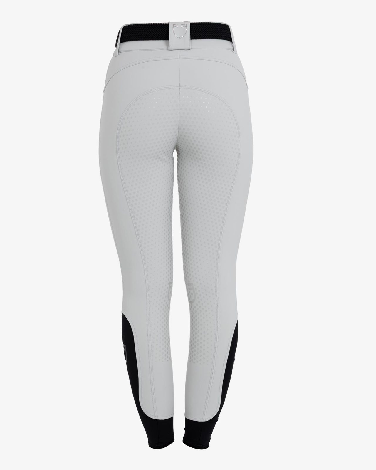 Women's high-waisted full-grip breeches with rhinestone logo