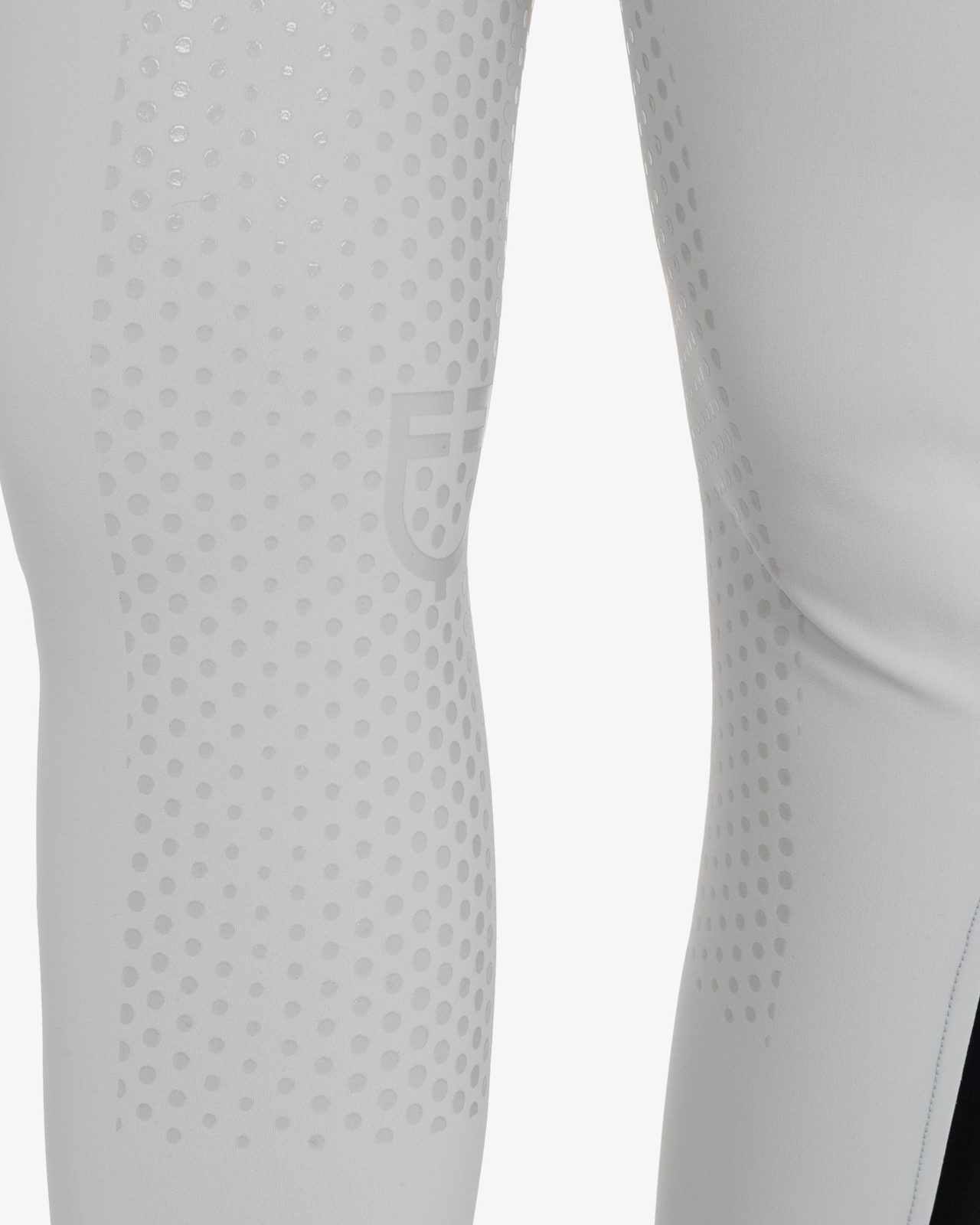Women's high-waisted full-grip breeches with rhinestone logo