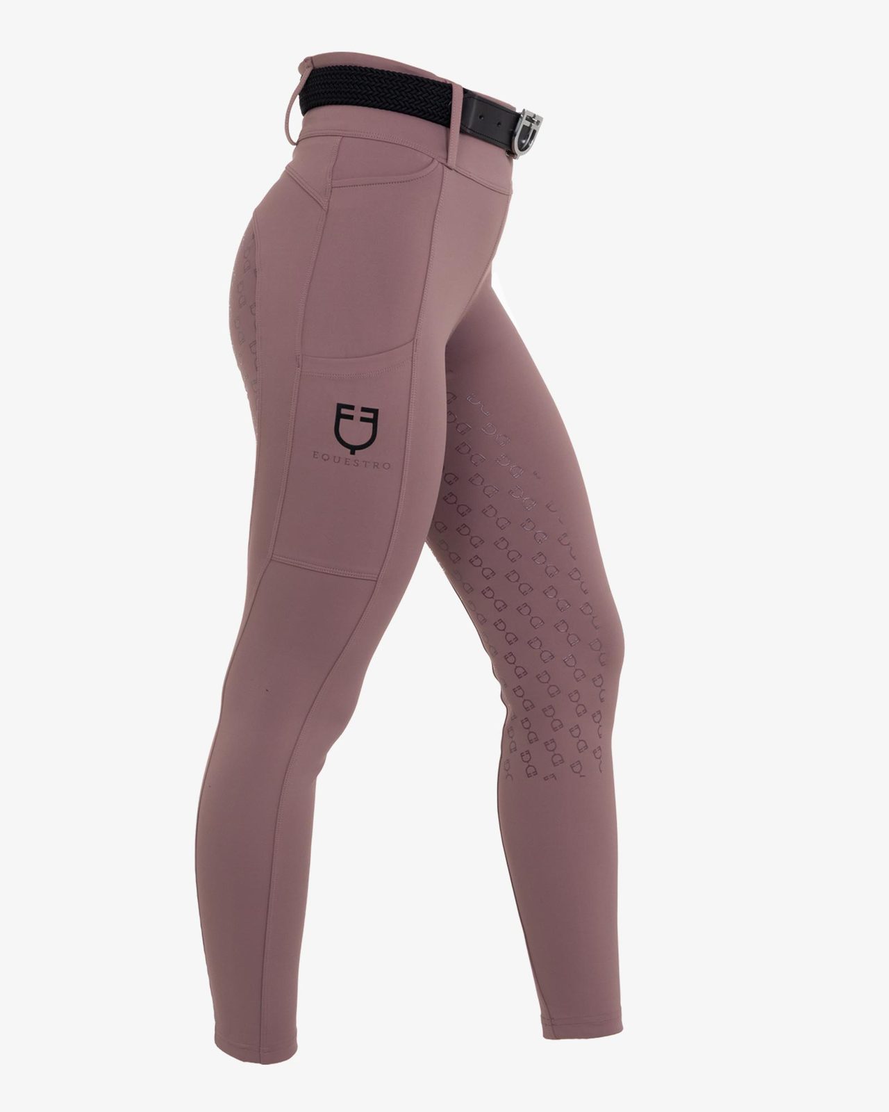 Women's high-waisted leggings with belt loops