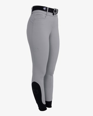 Women's high-waisted full-grip breeches with rhinestone logo