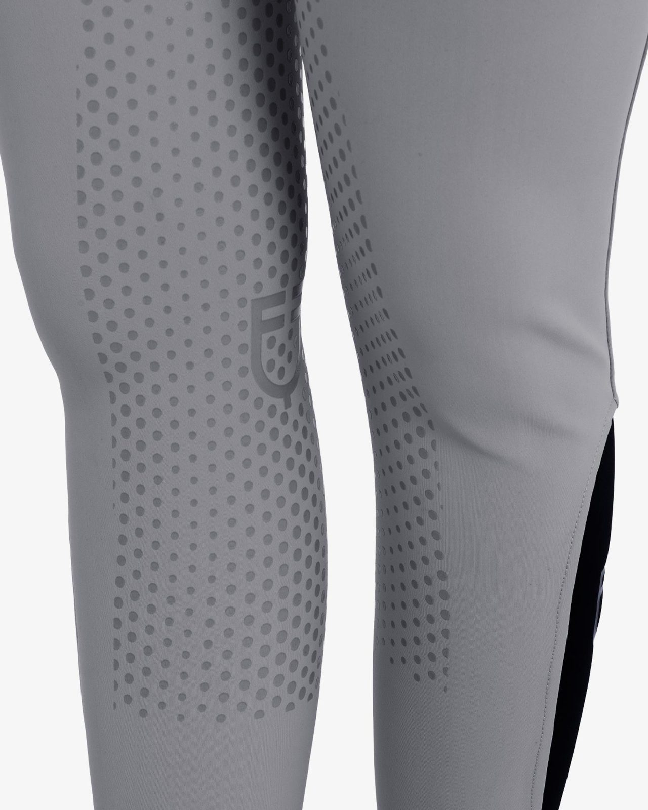 Women's high-waisted full-grip breeches with rhinestone logo
