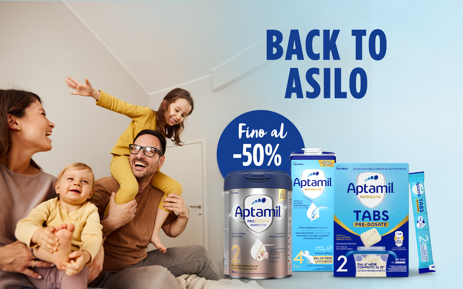 Back to asilo sconti fino al -50%