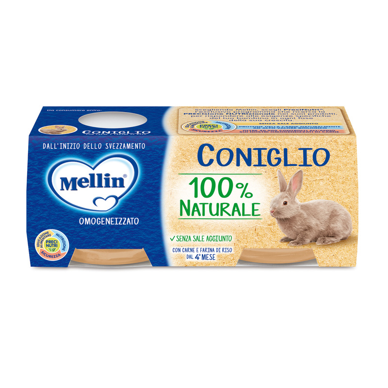 Omogeneizzati di carne - Coniglio