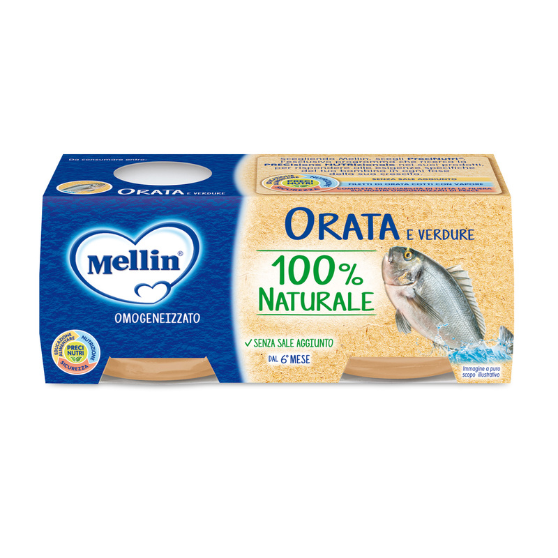Omogeneizzati di pesce - Orata