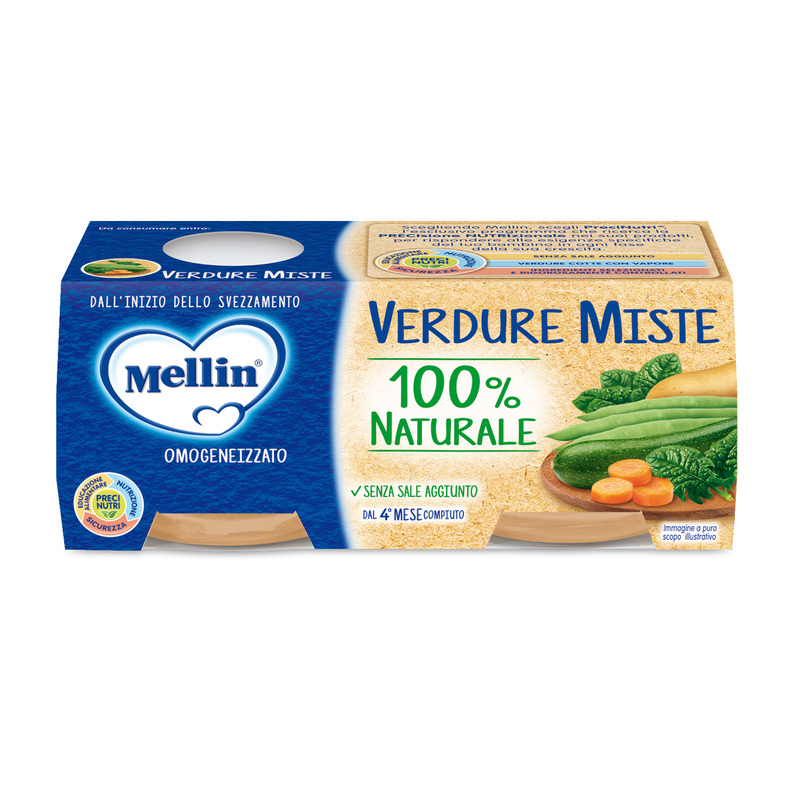 Omogeneizzati di verdure - Verdure Miste