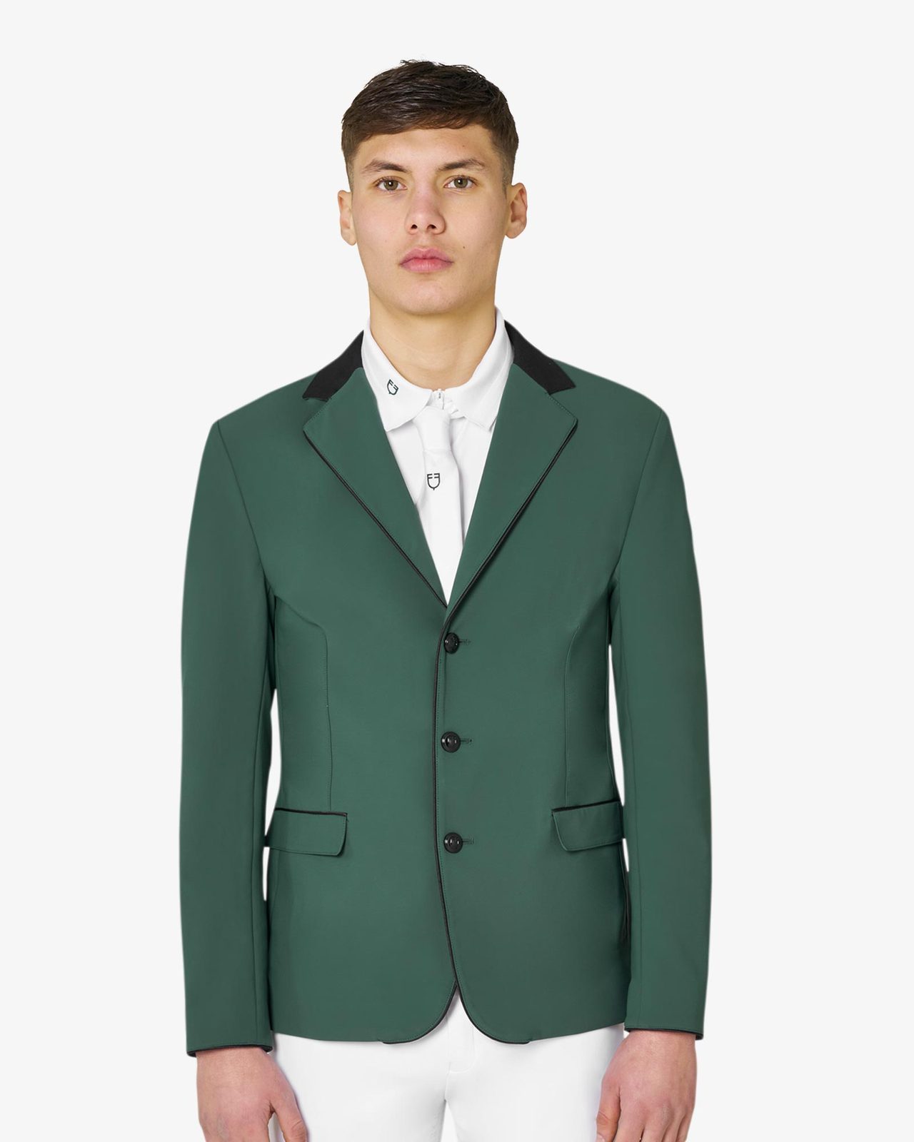 Men's competition jacket with three buttons