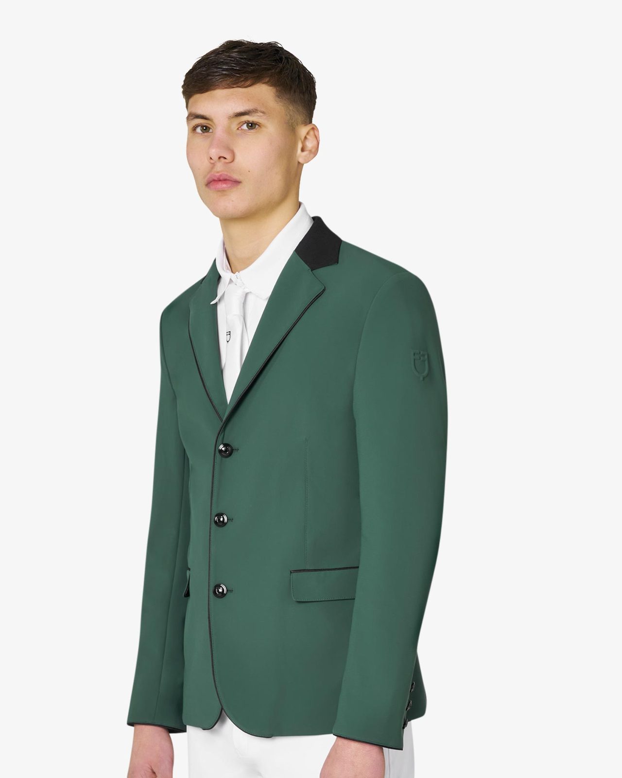 Men's competition jacket with three buttons