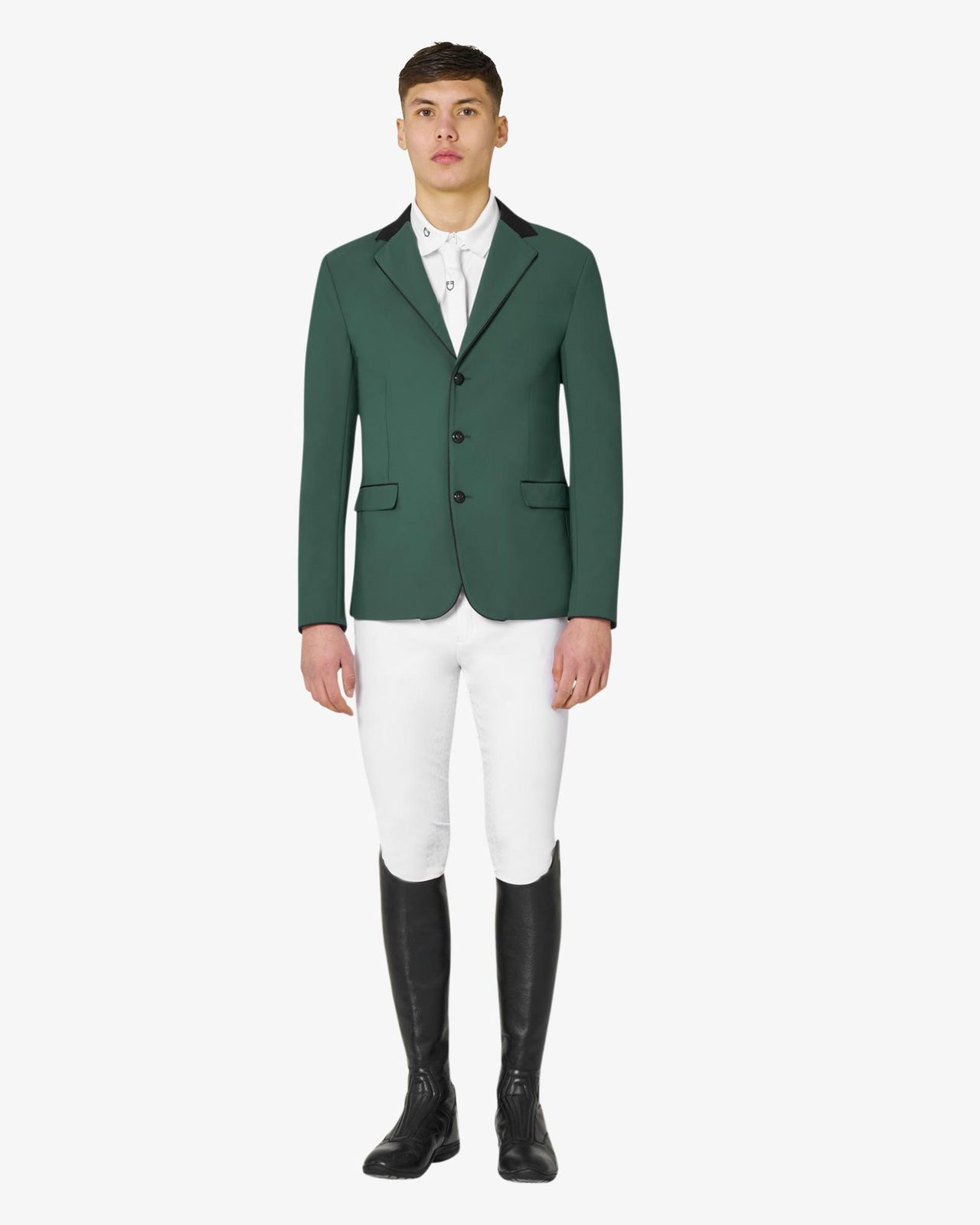 Men's competition jacket with three buttons