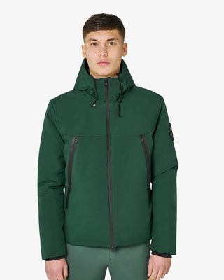 Men's waterproof and windproof jacket in nylon