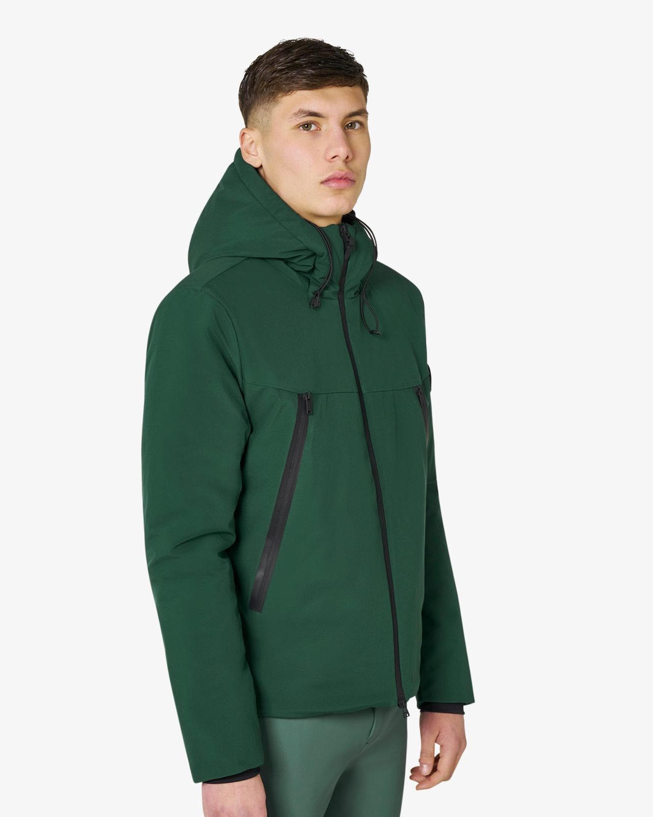 Men's waterproof and windproof jacket in nylon