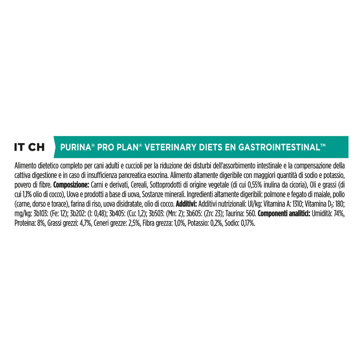 PPVD GASTROINTESTINAL Umido Cane 400g
