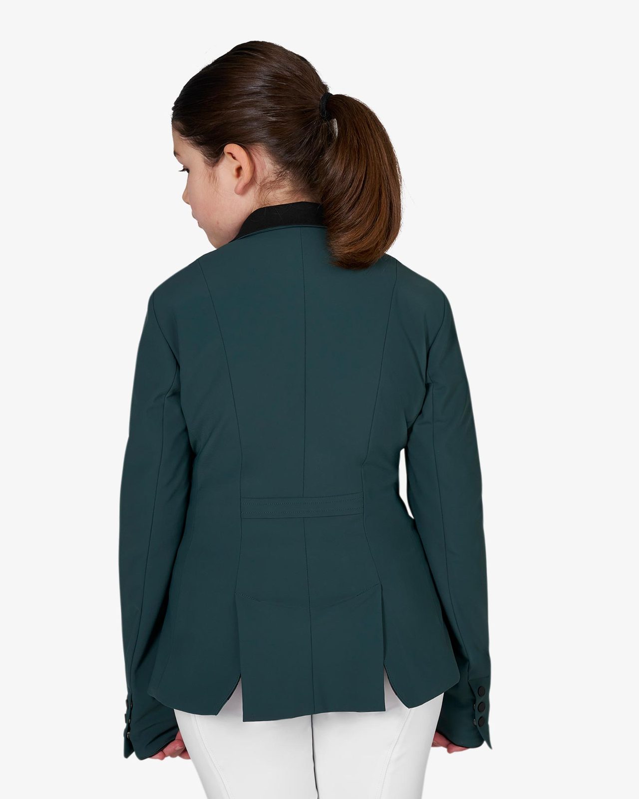 Kids' unisex competition jacket with zip and buttons