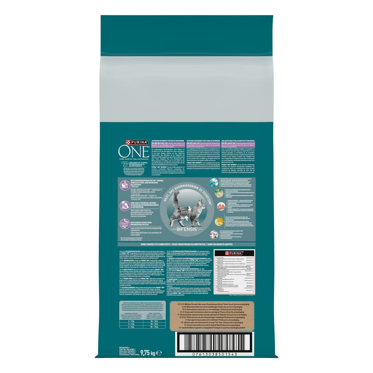PURINA ONE® BIFENSIS Crocchette Gatto Delicate Ricco in Tacchino e Riso