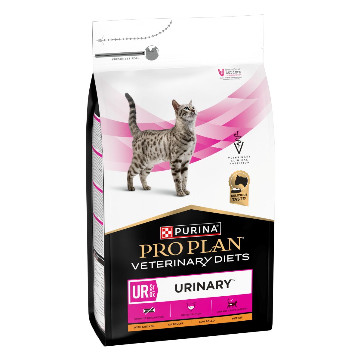 PURINA PRO PLAN® VETERINARY DIETS secco gatto UR Urinary St/Ox con Pollo