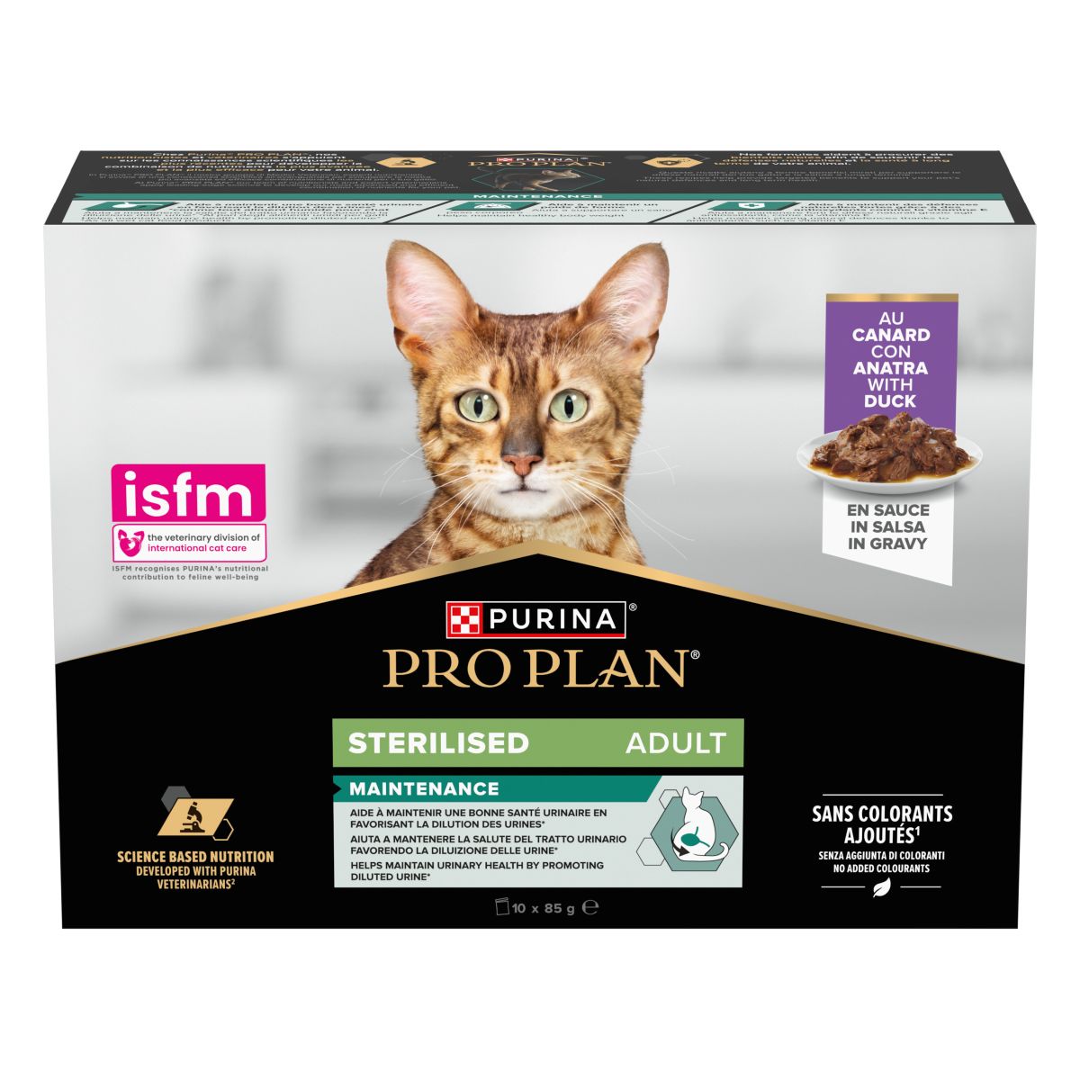 PURINA PRO PLAN WET CAT STERILISED in salsa con Anatra