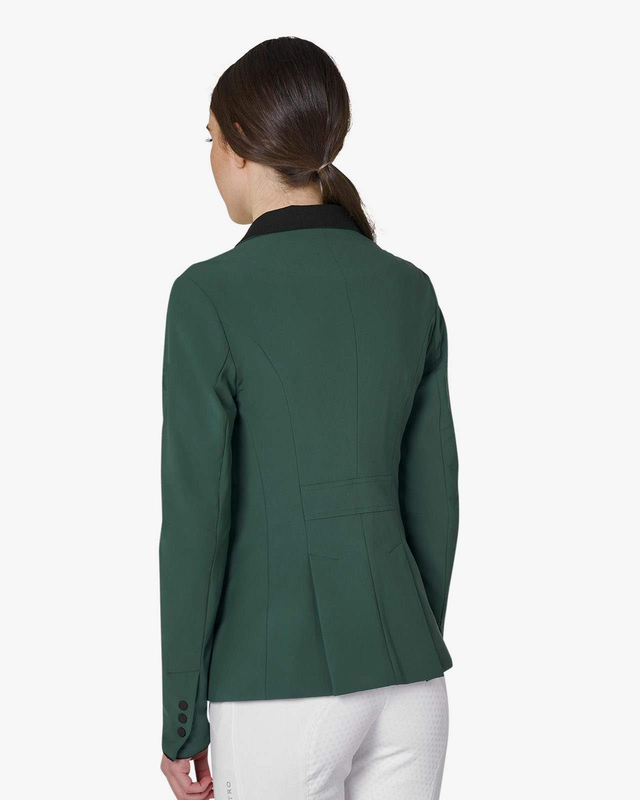 Women's competition jacket with zip and buttons
