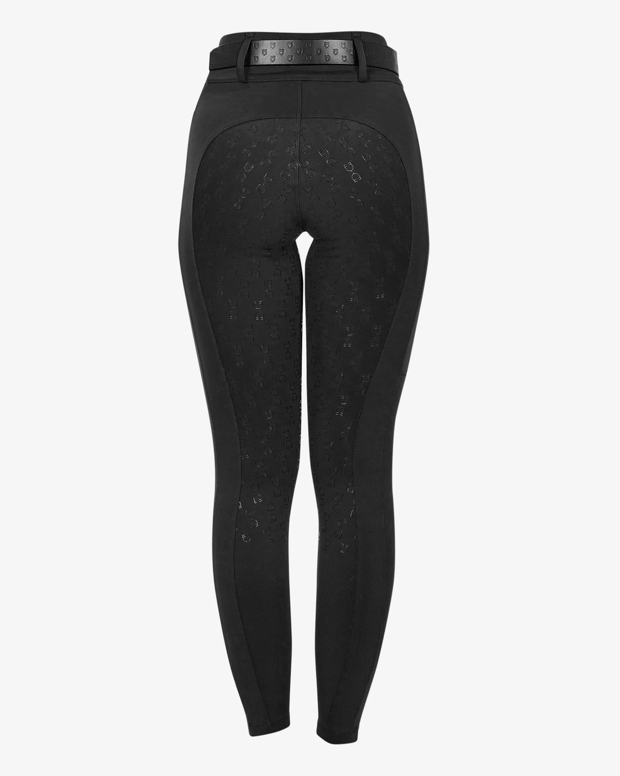 Girl's high-waisted full grip leggings with belt loops