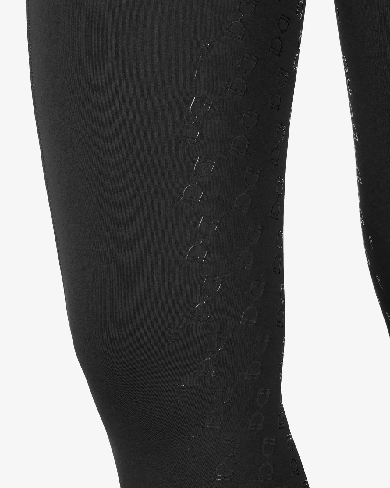Girl's high-waisted full grip leggings with belt loops