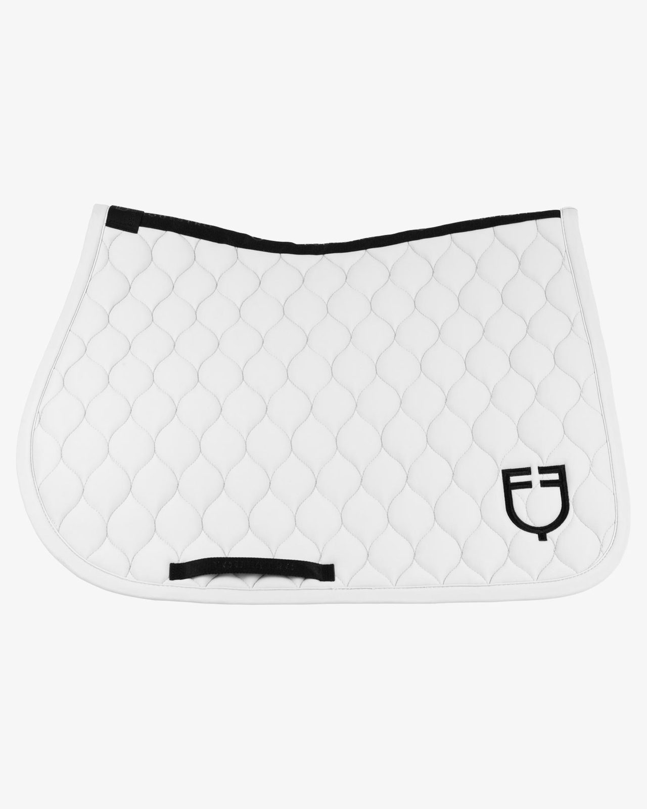 Jumping saddle pad with onion quilting