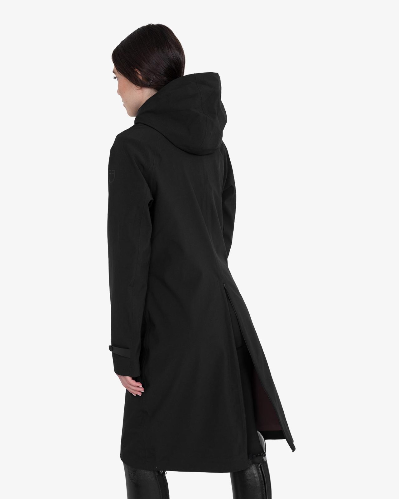 Women’s long softshell with rear opening