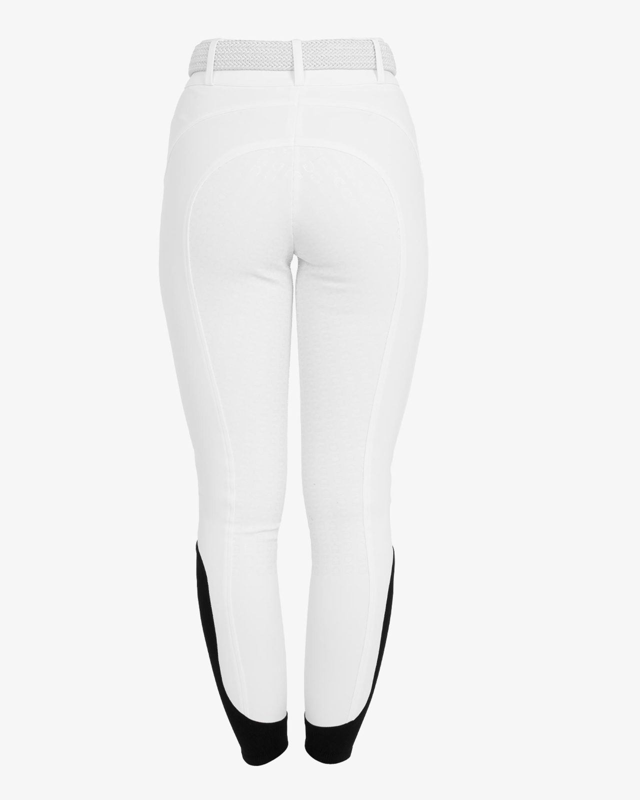 Women's high-waisted full grip breeches in bi-stretch fabric
