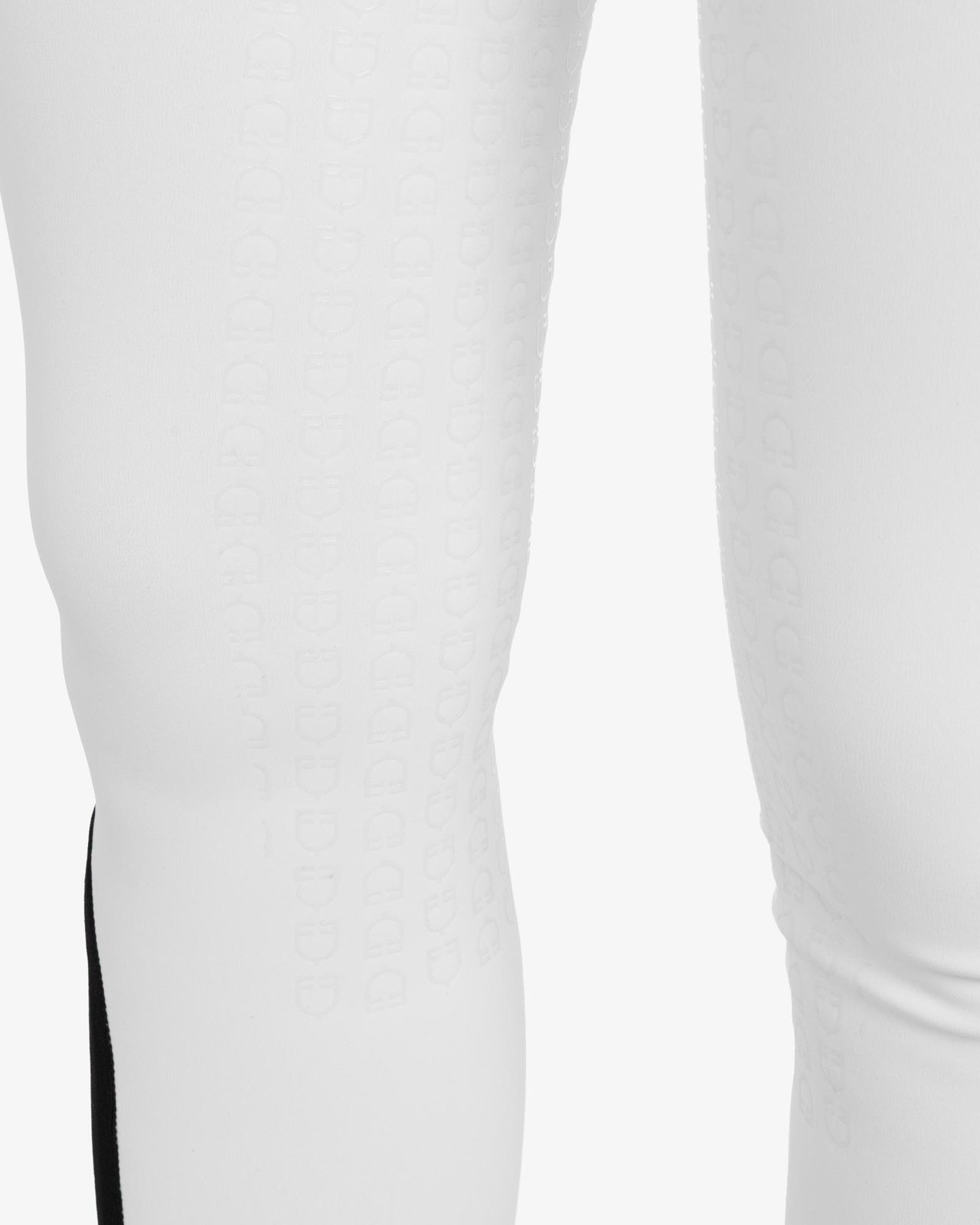 Women's high-waisted full grip breeches in bi-stretch fabric