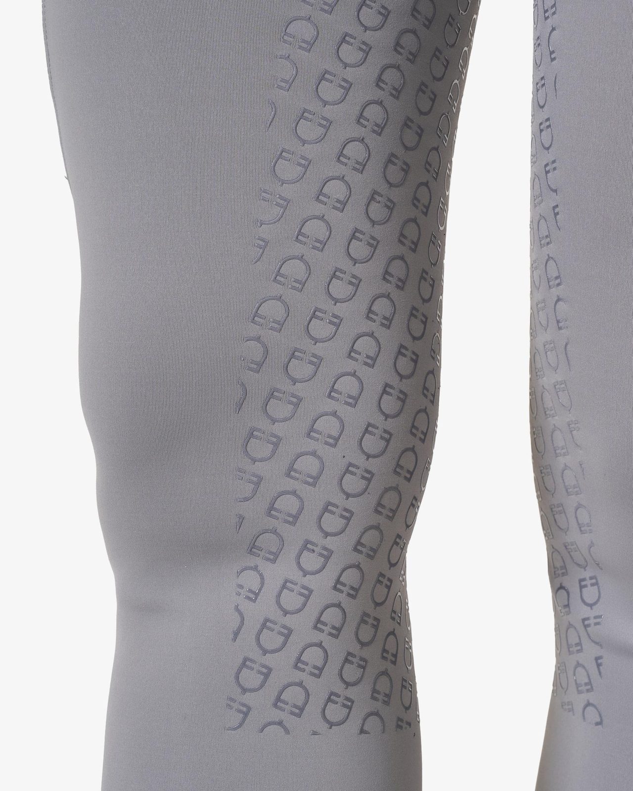 Women's high-waisted leggings with belt loops and rhinestones