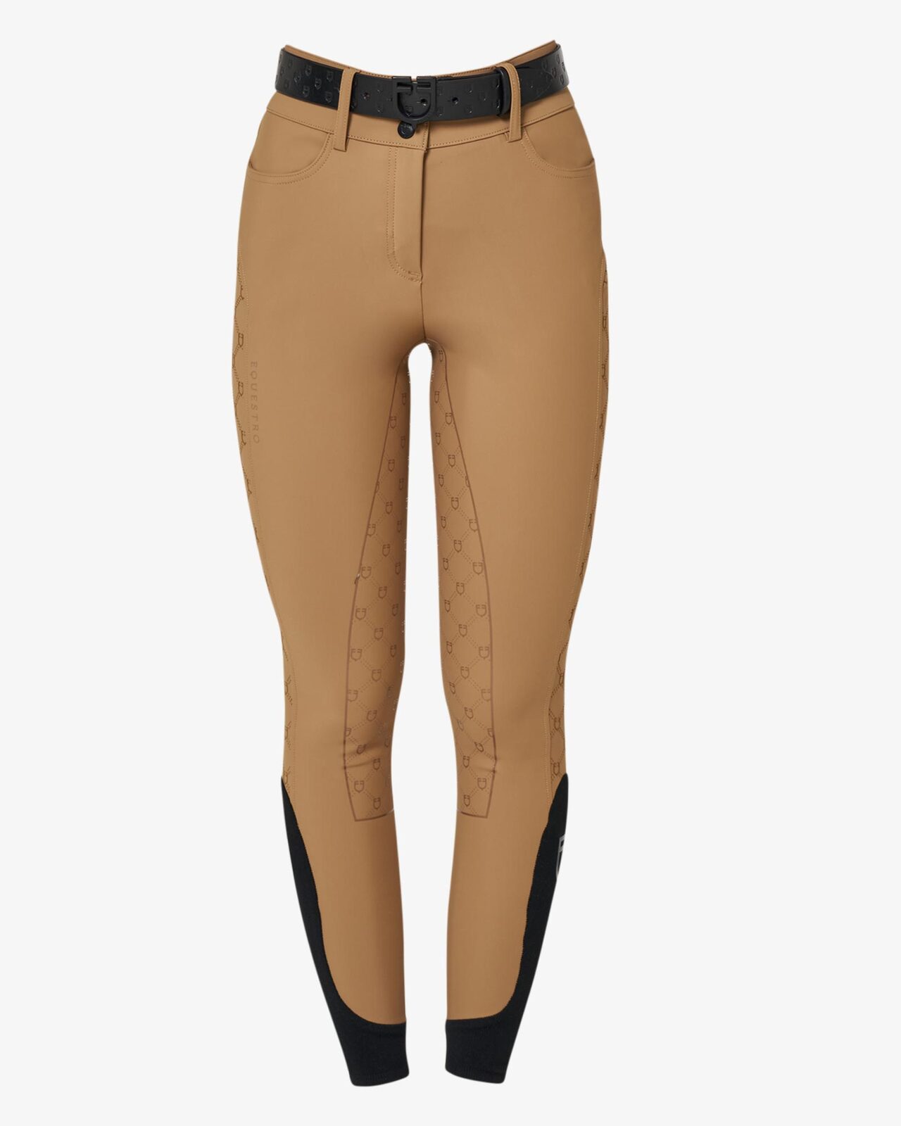 Women's high-waisted monogram full grip breeches
