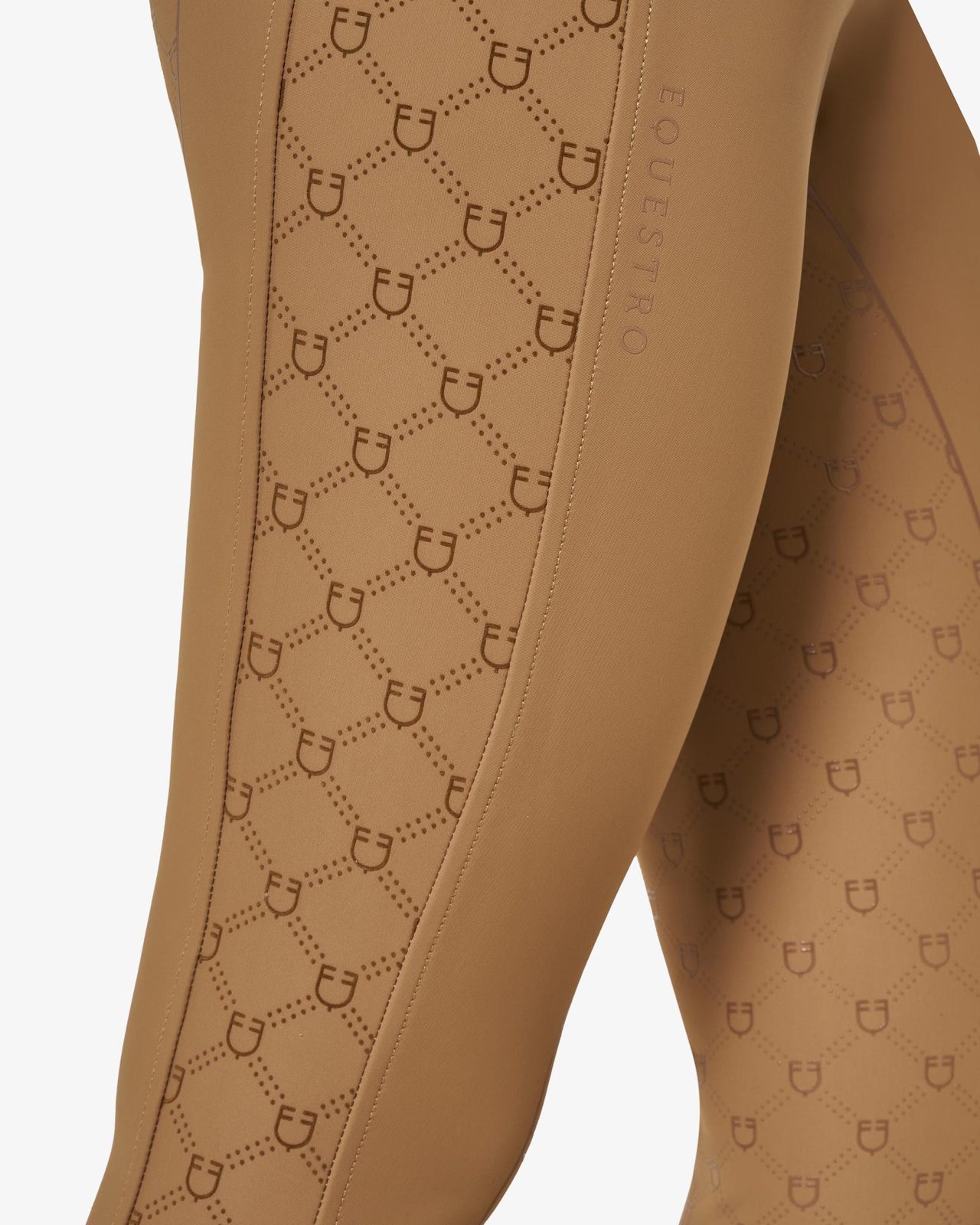 Women's high-waisted monogram full grip breeches