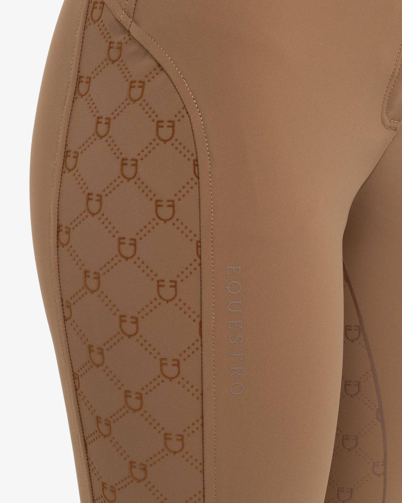 Women's high-waisted monogram full grip breeches
