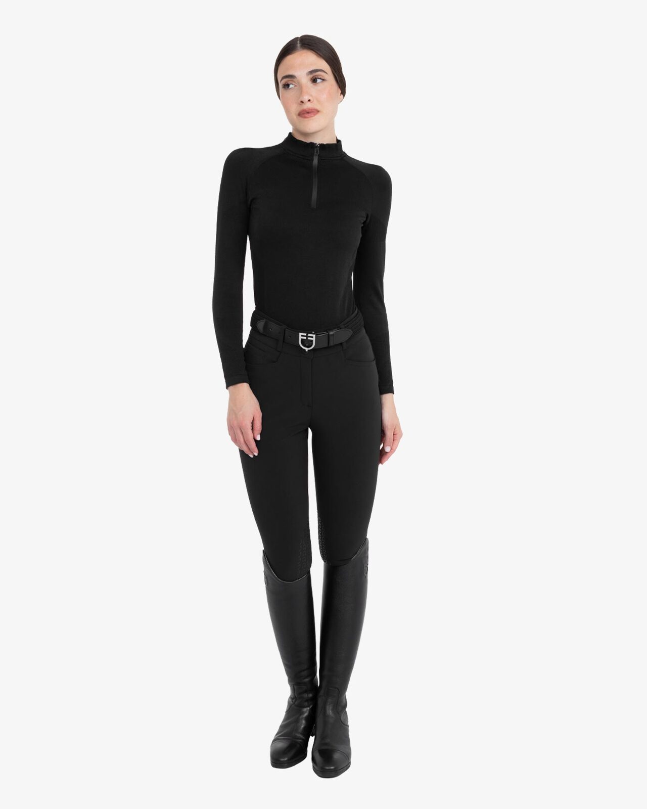 Women's high-waisted knee grip breeches