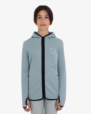 Kids' unisex fleece zip-up hoodie